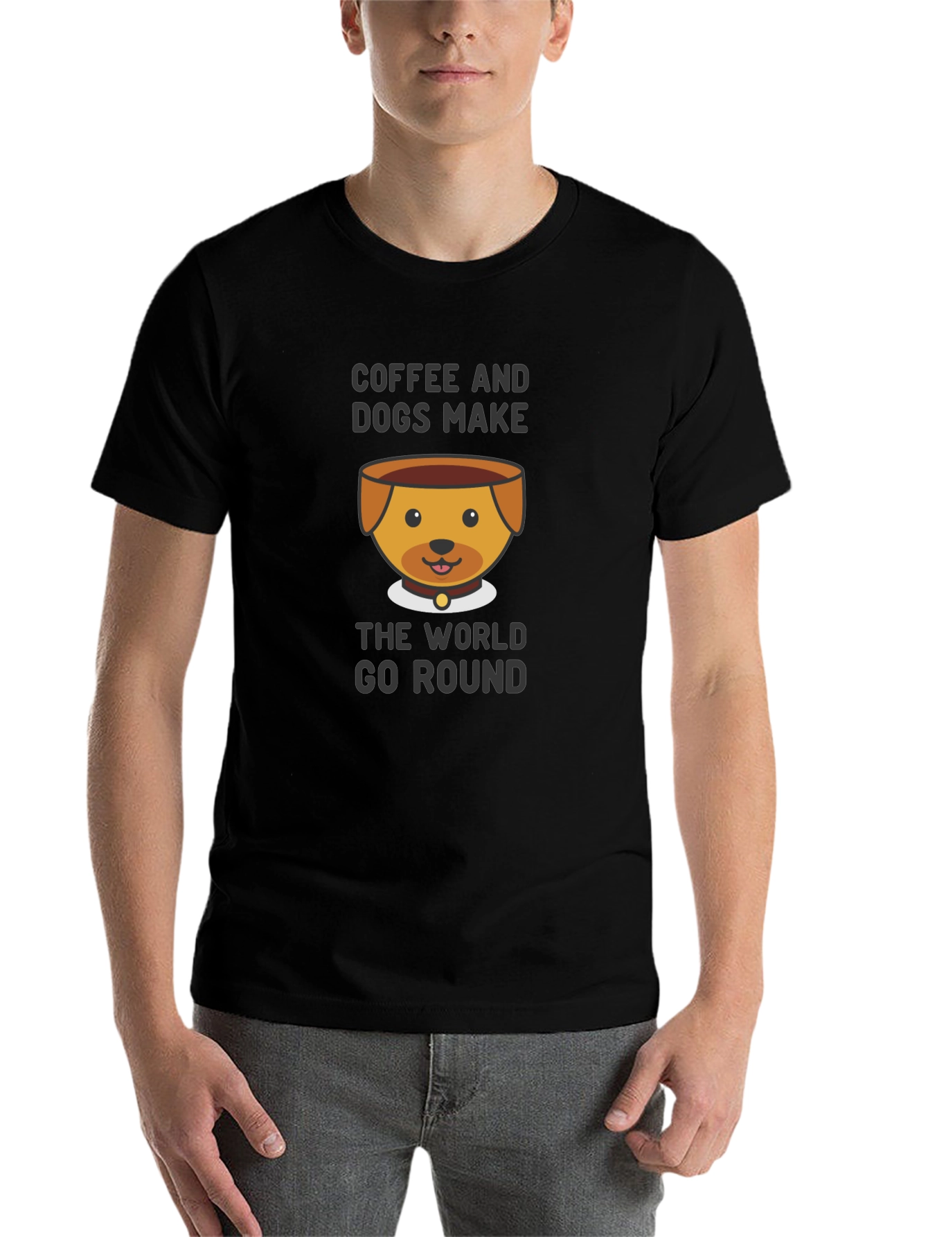Coffee & Dogs Graphic T-Shirt