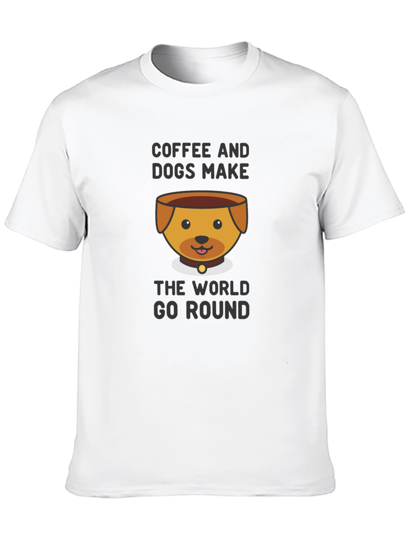 Coffee & Dogs Graphic T-Shirt