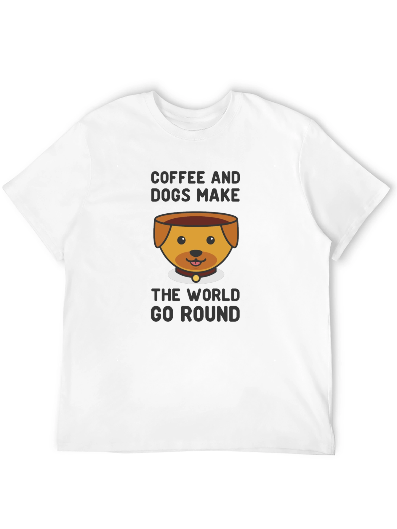 Coffee & Dogs Graphic T-Shirt