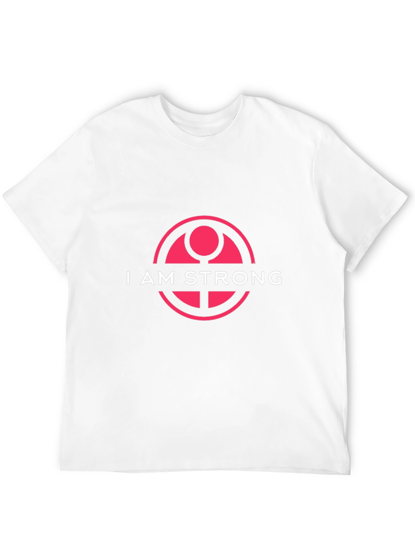 I AM STRONG Graphic Tee - Black Bold Design