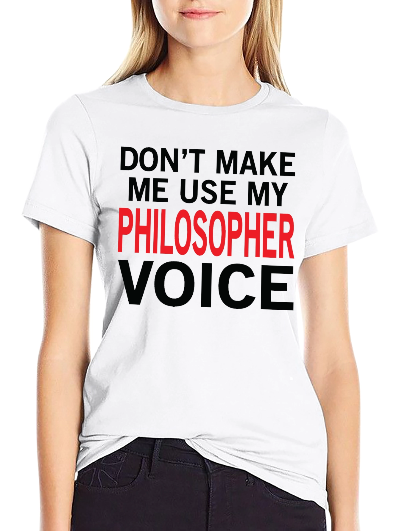 Philosopher Voice T-Shirt - Funny Sarcastic Tee