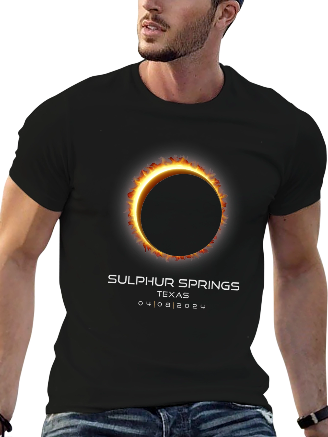 Solar Eclipse Sulphur Springs Texas T-Shirt