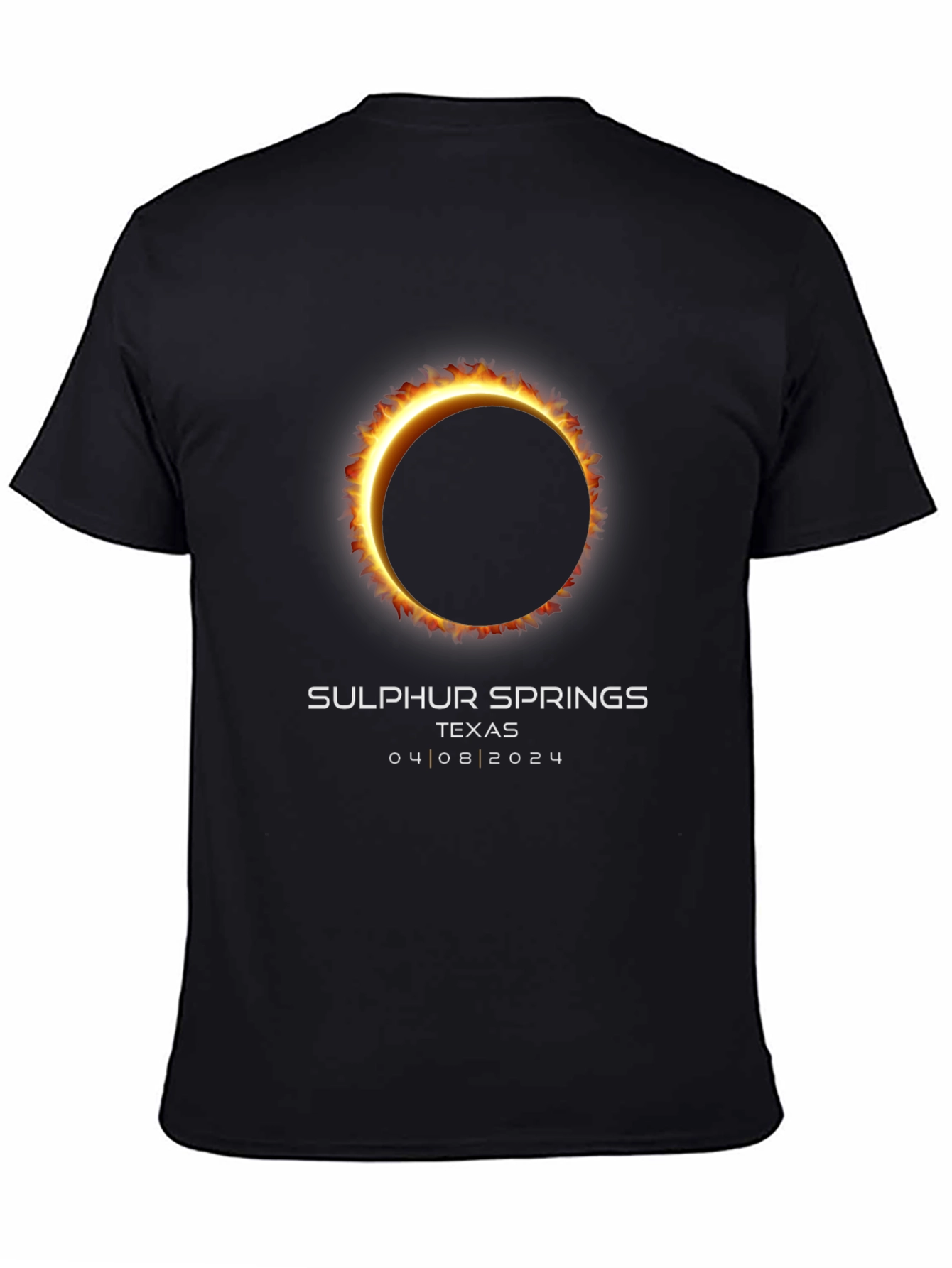 Solar Eclipse Sulphur Springs Texas T-Shirt
