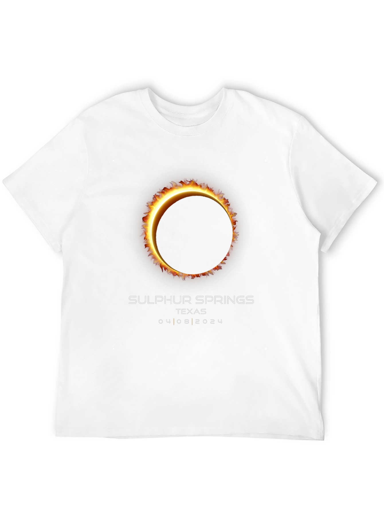 Solar Eclipse Sulphur Springs Texas T-Shirt