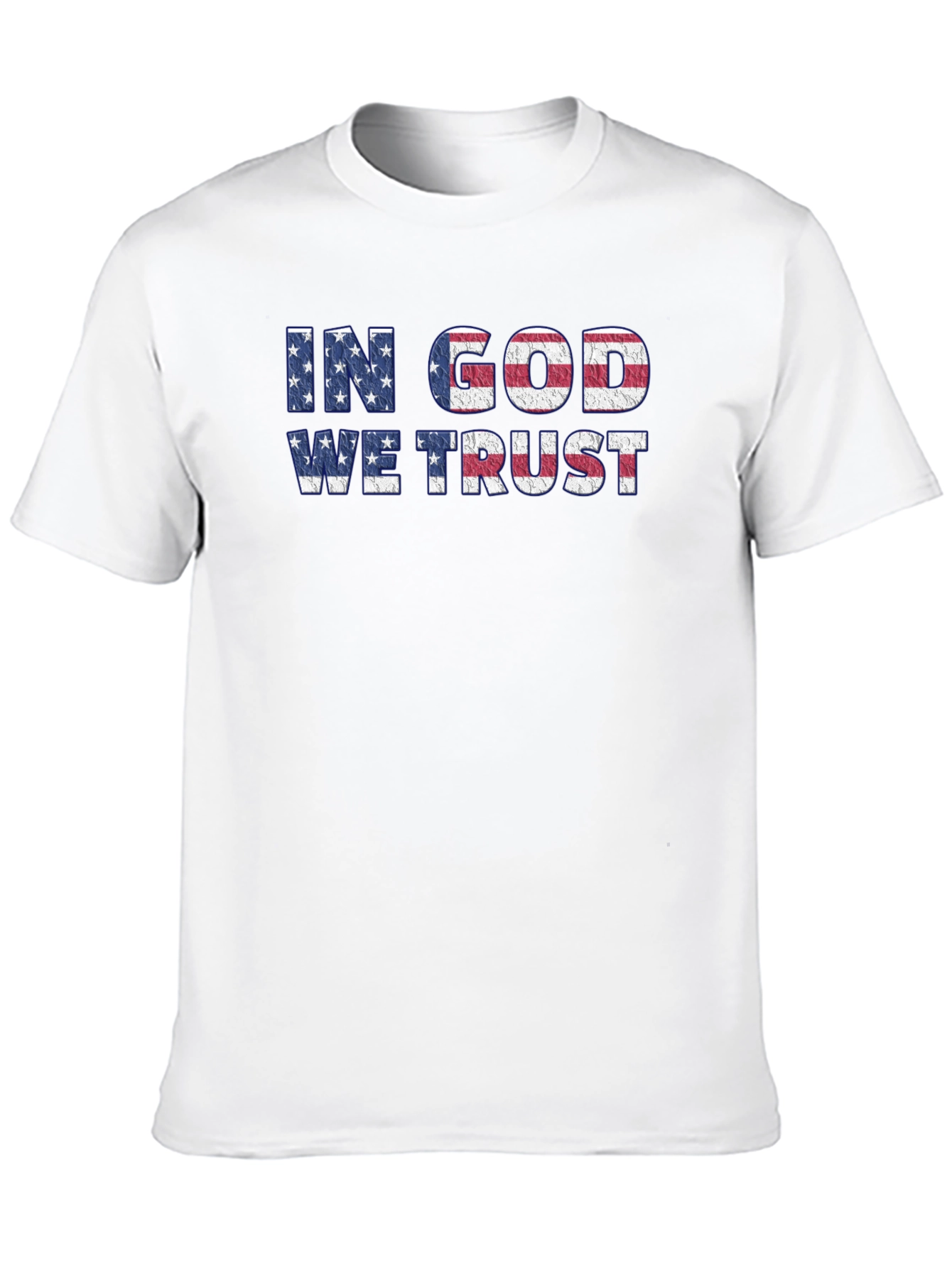 Patriotic T-Shirt: In God We Trust American Flag Design