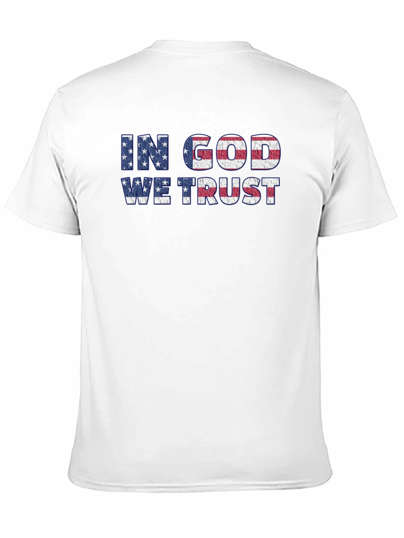 Patriotic T-Shirt: In God We Trust American Flag Design