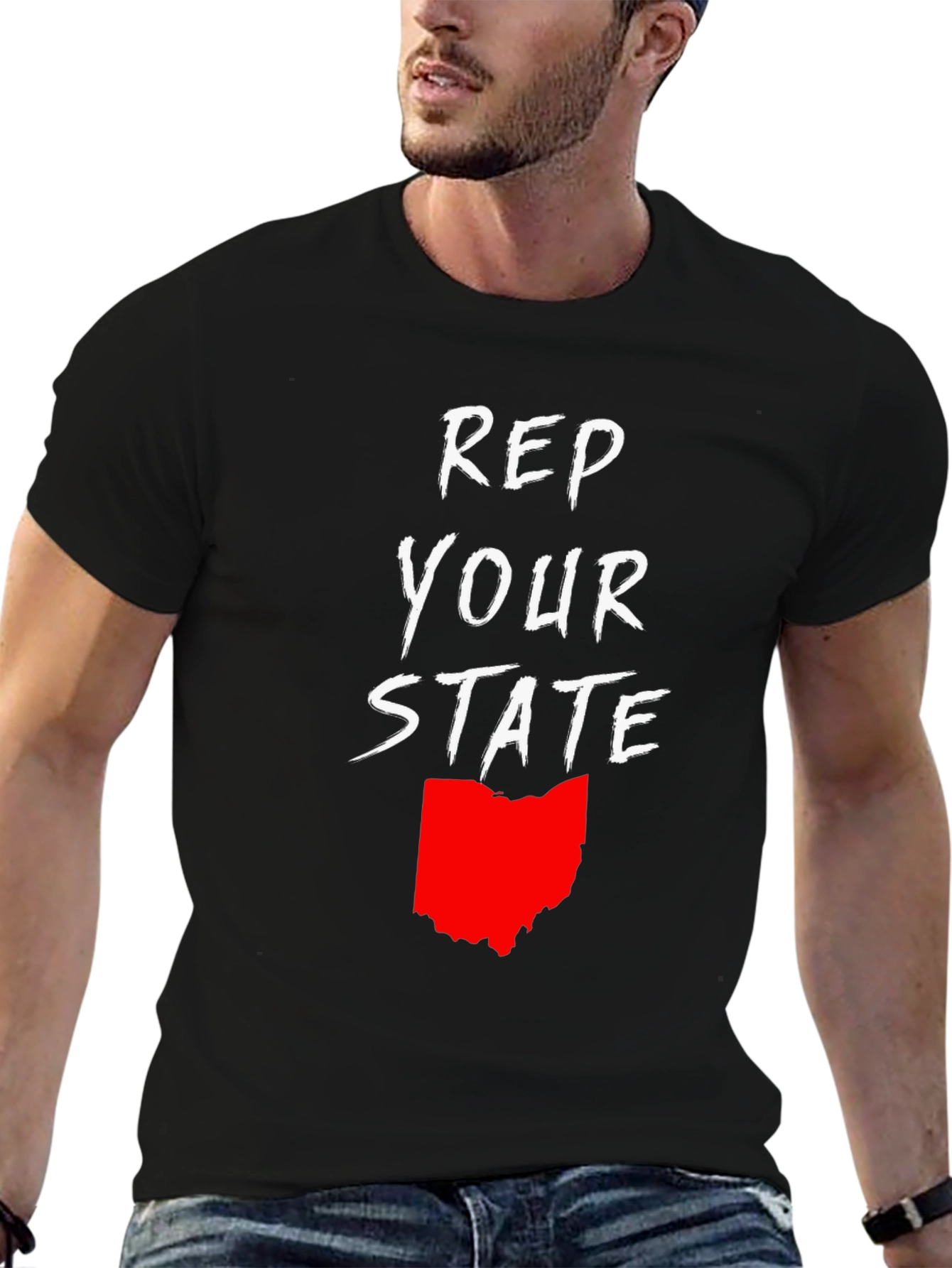 Rep Your State Ohio T-Shirt - Black