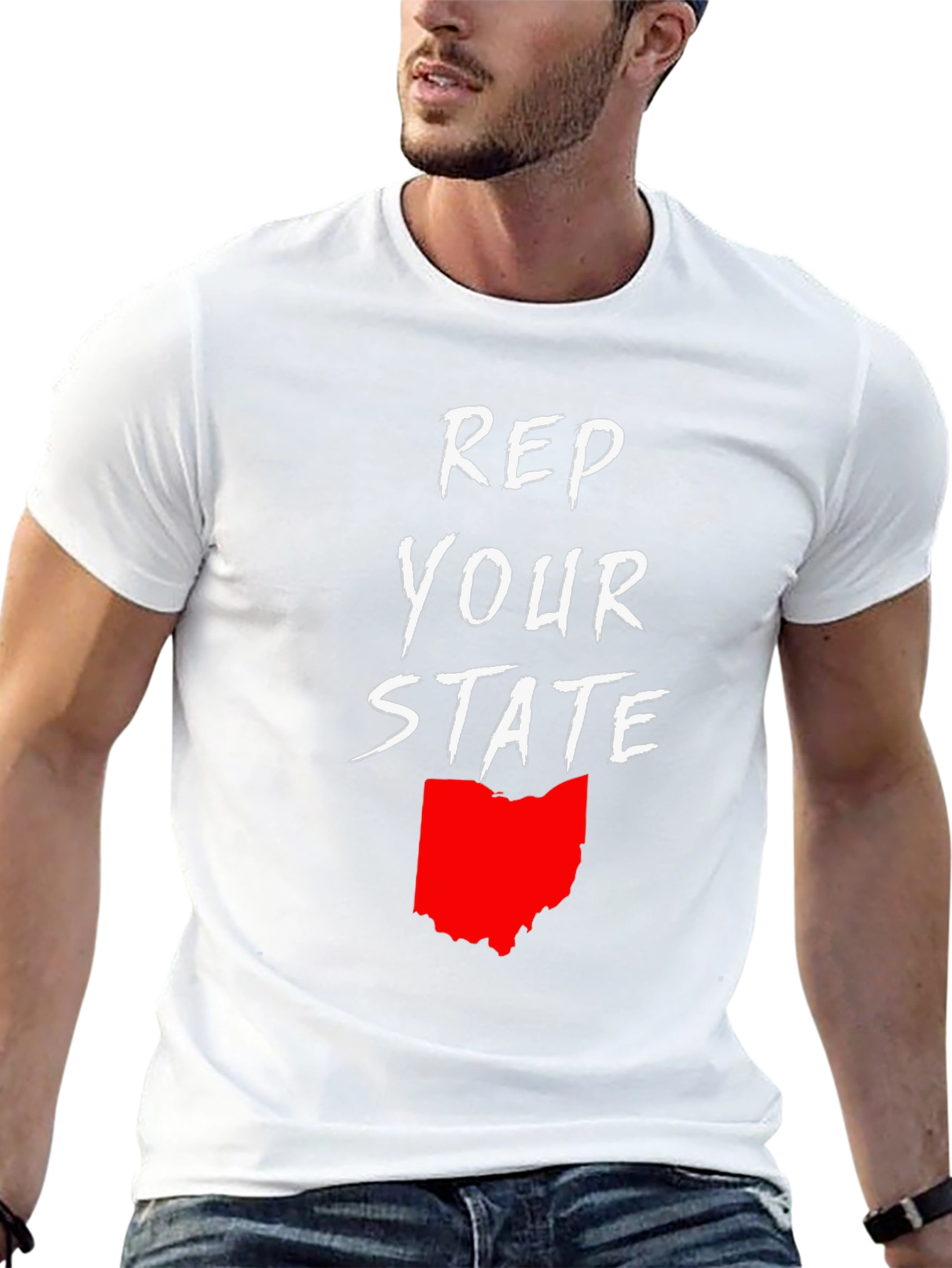 Rep Your State Ohio T-Shirt - Black
