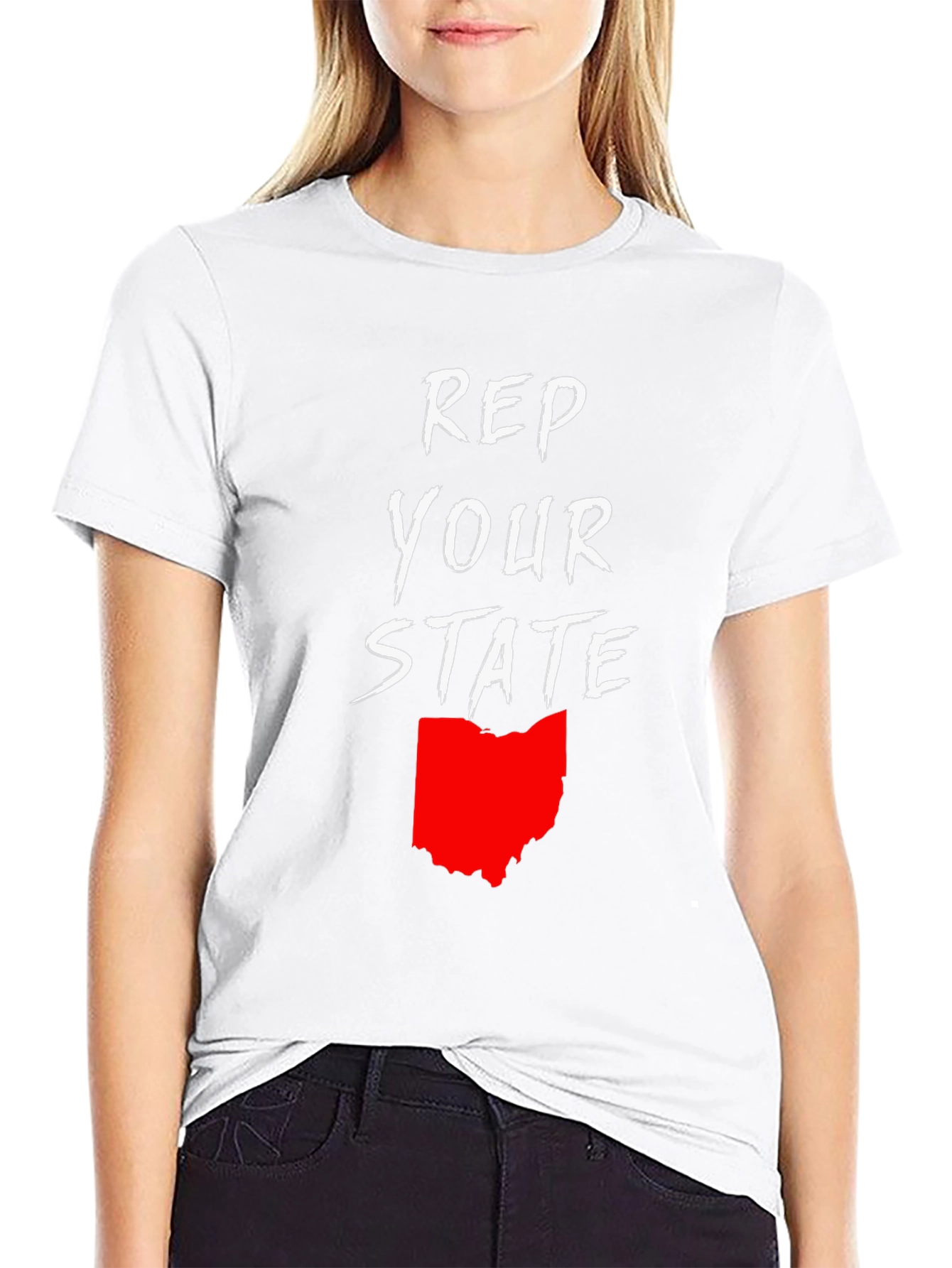 Rep Your State Ohio T-Shirt - Black