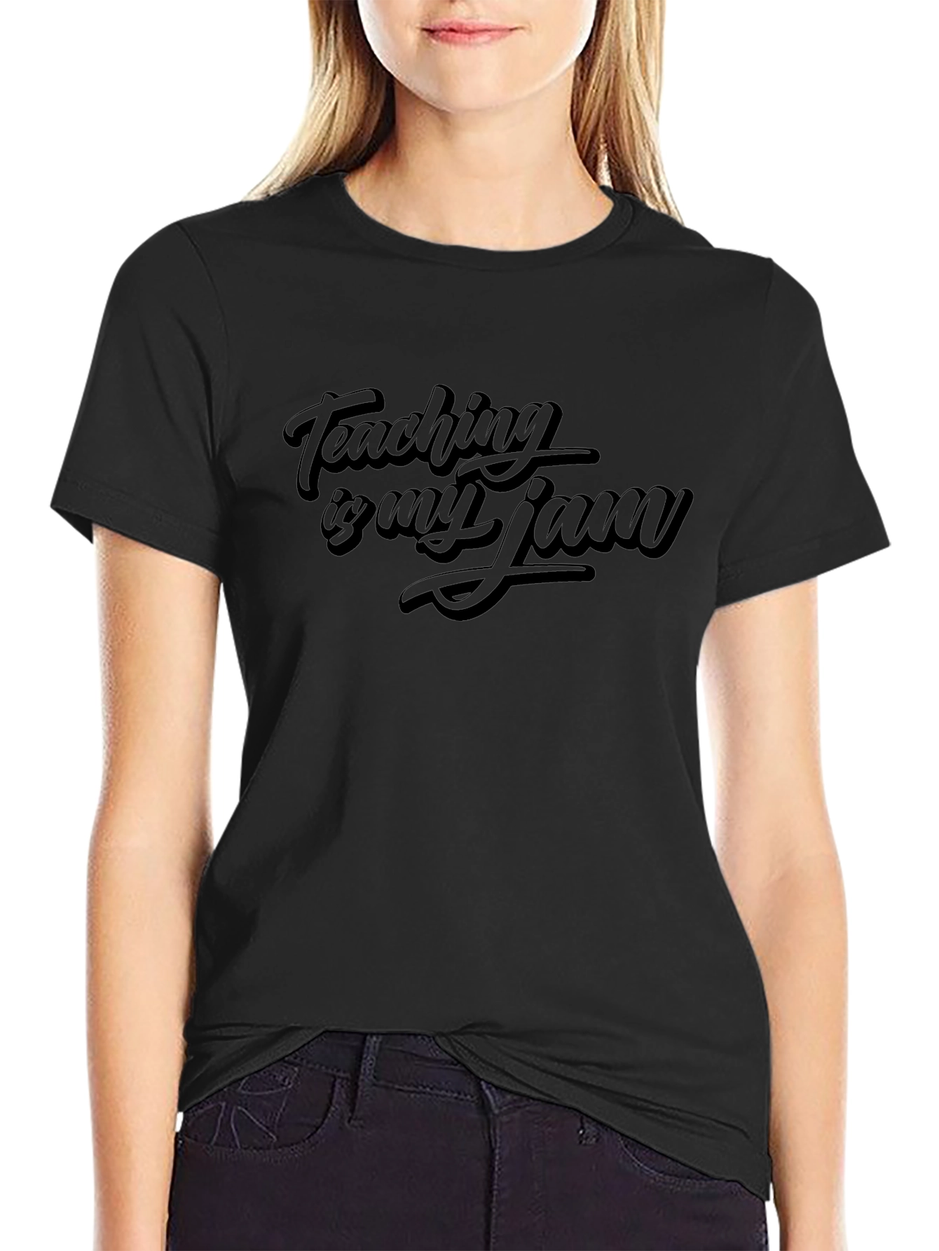 Teaching is my Jam Black T-Shirt