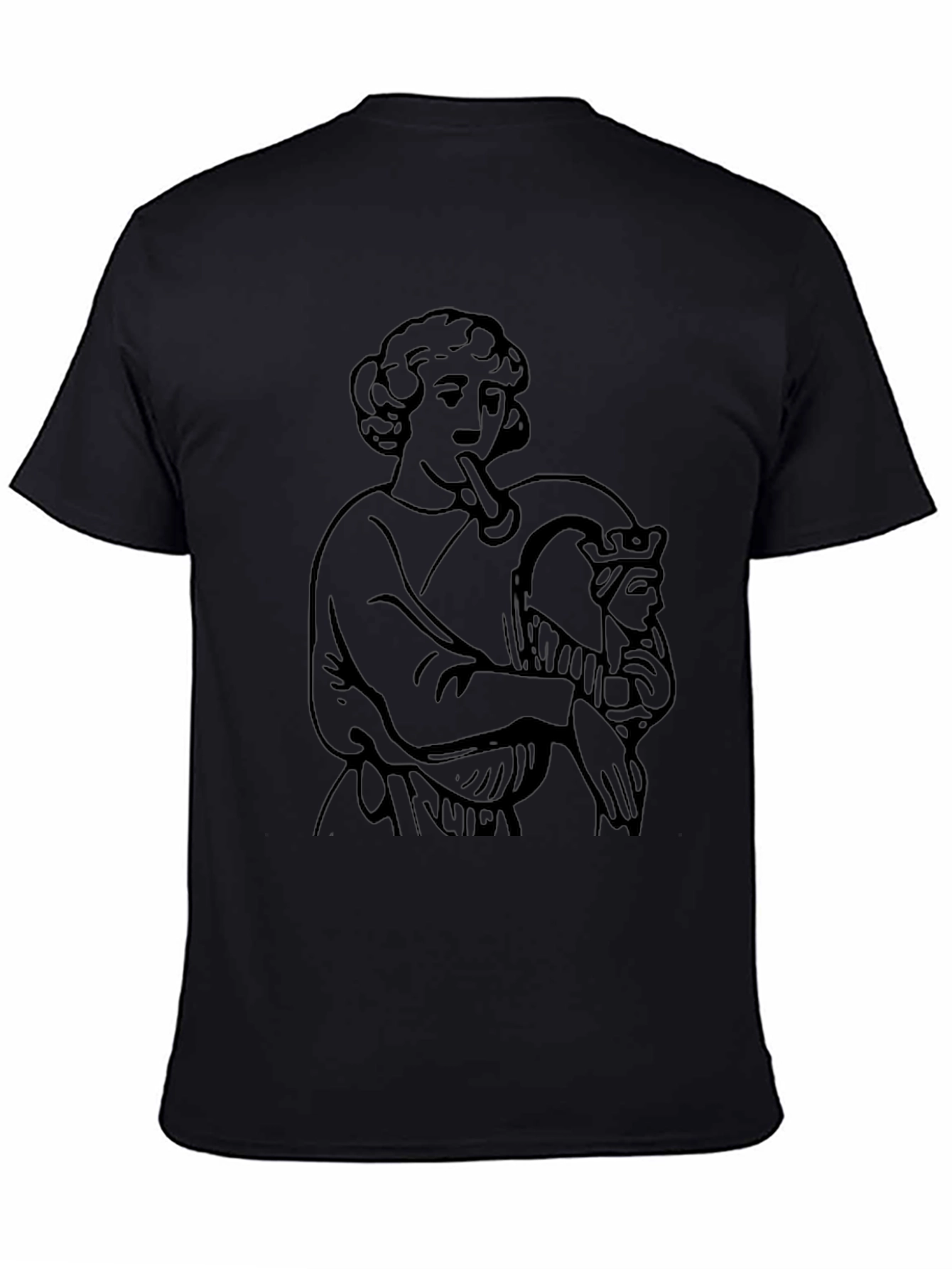 Unique Graphic Tee - Black T-Shirt