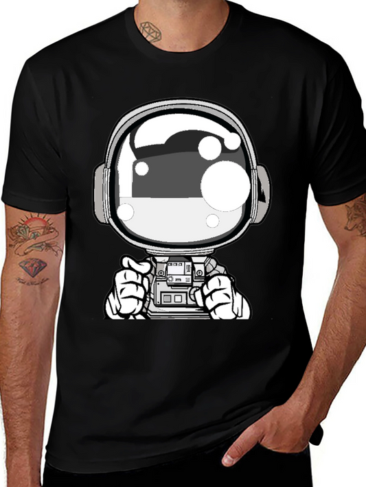 Astronaut Graphic Tee - Cool Space Design