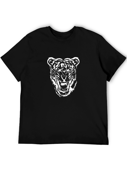 Black Tiger Graphic Tee - Fierce Style