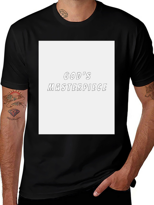 Gods Masterpiece Black Graphic Tee