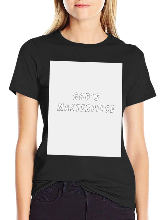 Gods Masterpiece Black Graphic Tee