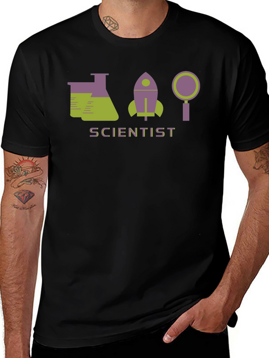 Scientist Graphic T-Shirt - Science Enthusiast Tee