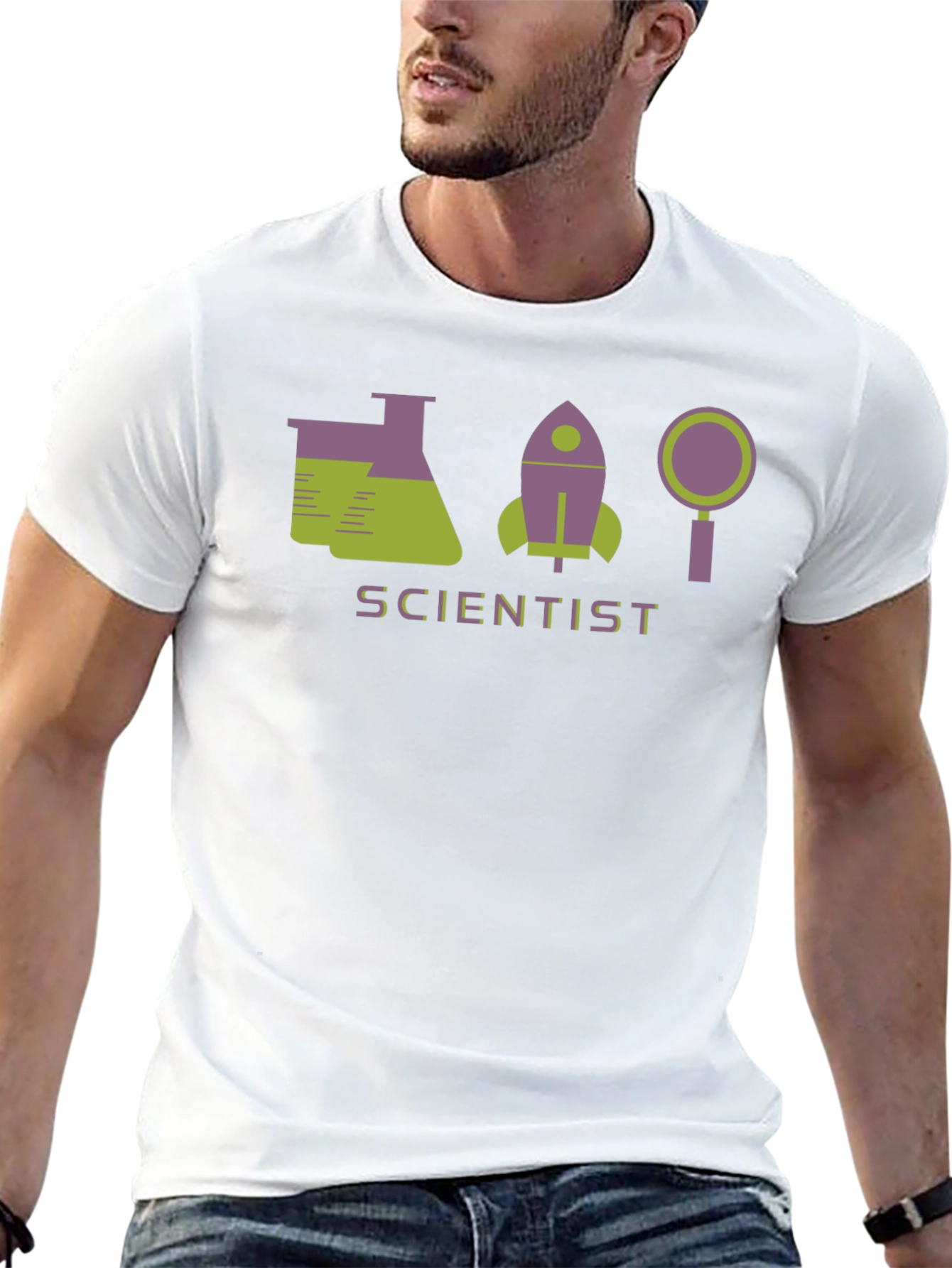 Scientist Graphic T-Shirt - Science Enthusiast Tee