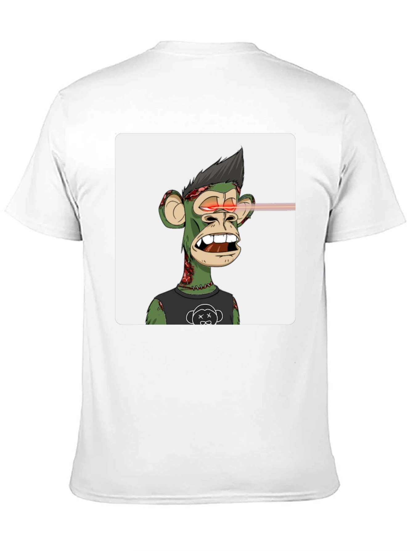 Bored Ape NFT Graphic T-Shirt - Black
