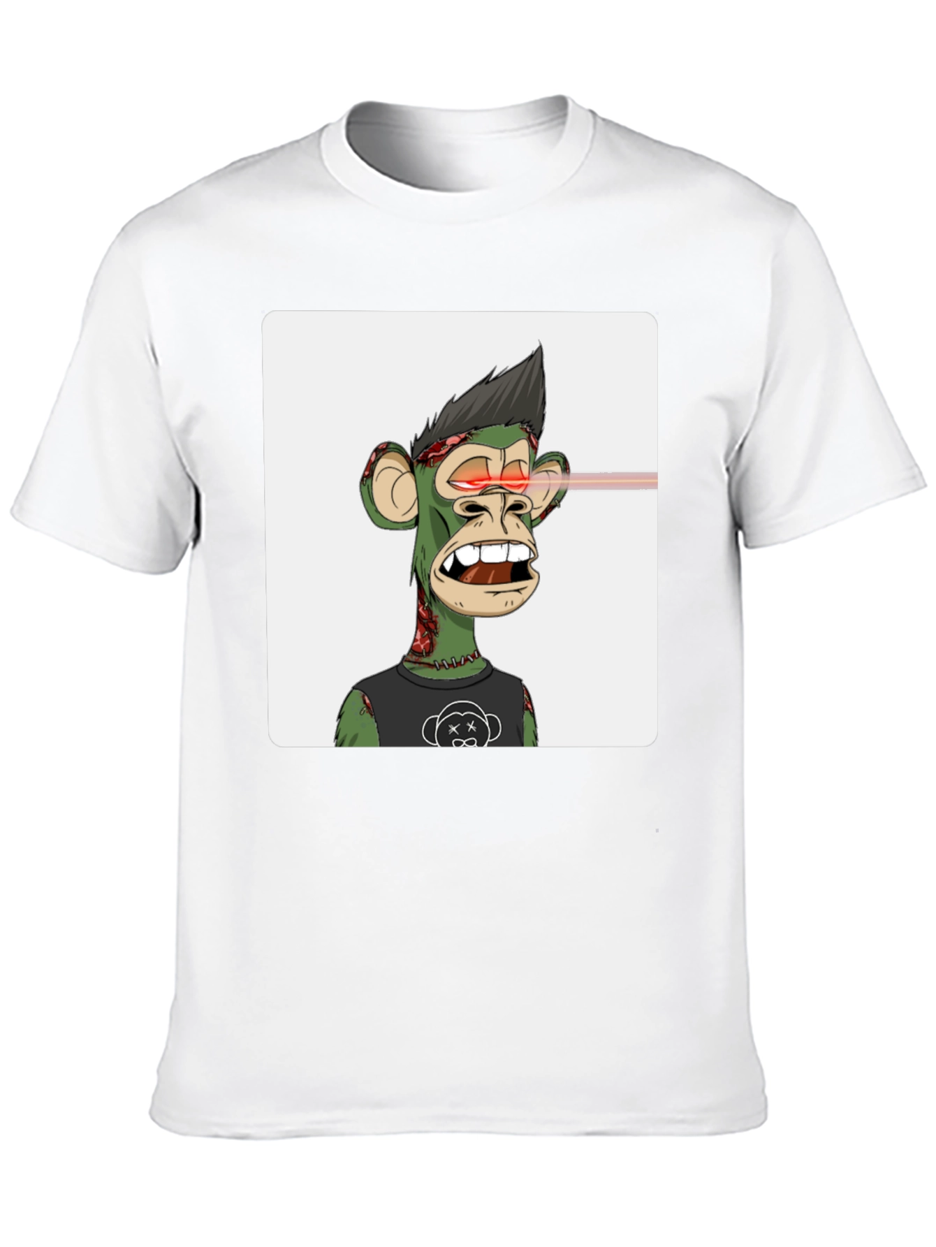 Bored Ape NFT Graphic T-Shirt - Black