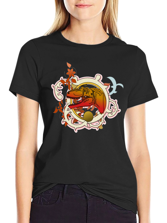 Dino Emblem Black T-Shirt