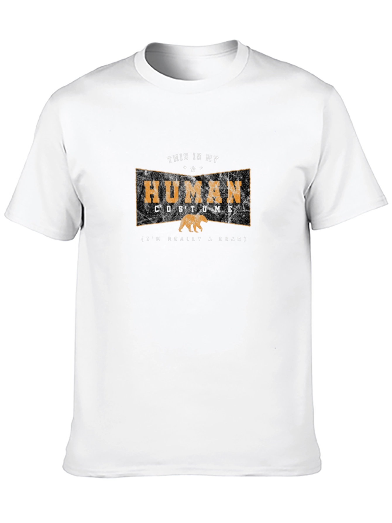 Human Costume Bear T-Shirt - Funny Animal Tee