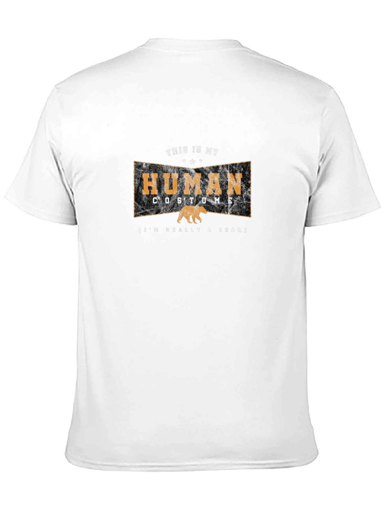 Human Costume Bear T-Shirt - Funny Animal Tee