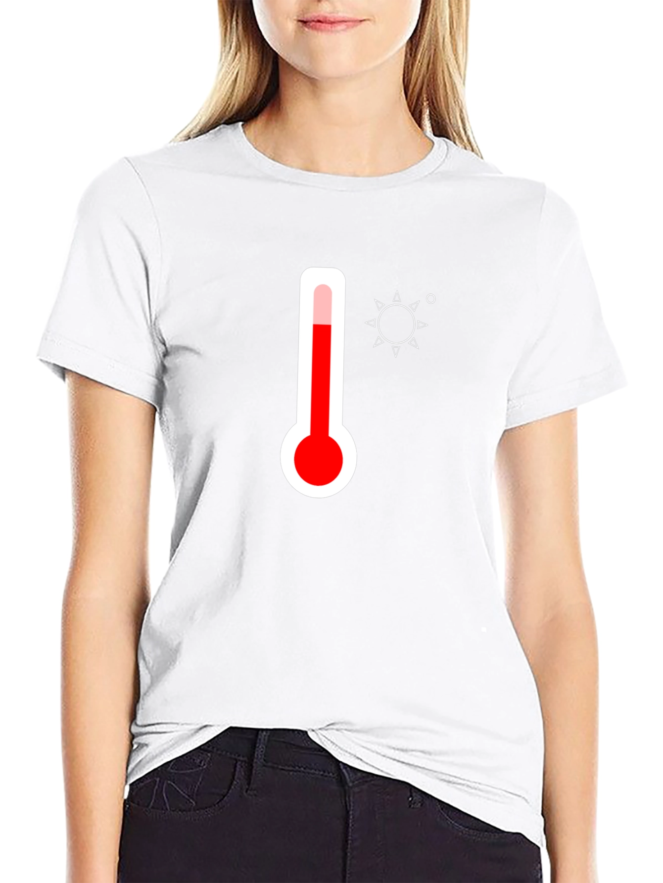 Hot Weather Thermometer Graphic Tee