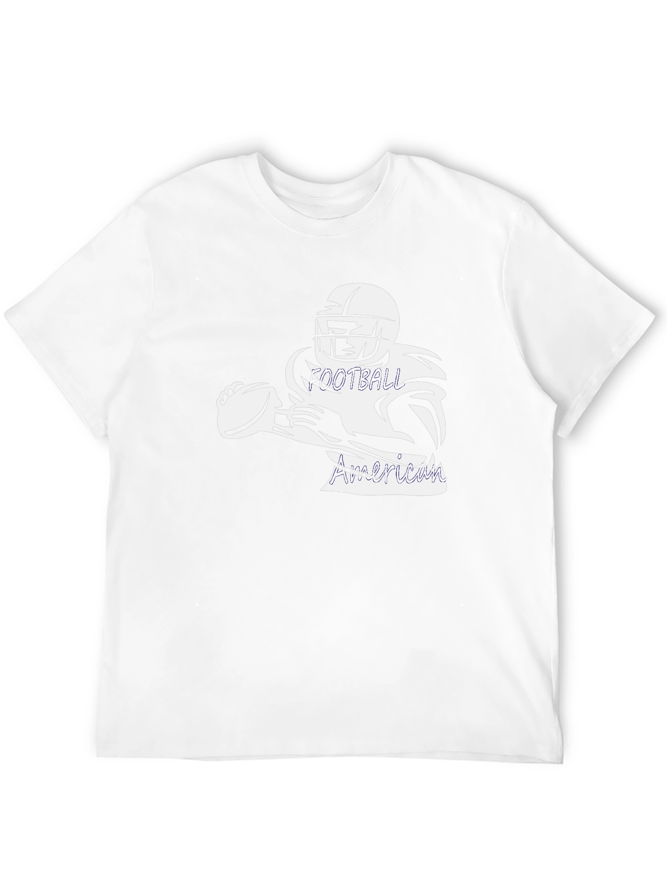 American Football Graphic Tee - Black