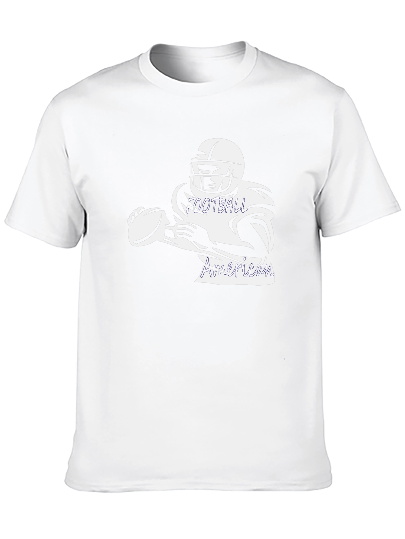 American Football Graphic Tee - Black