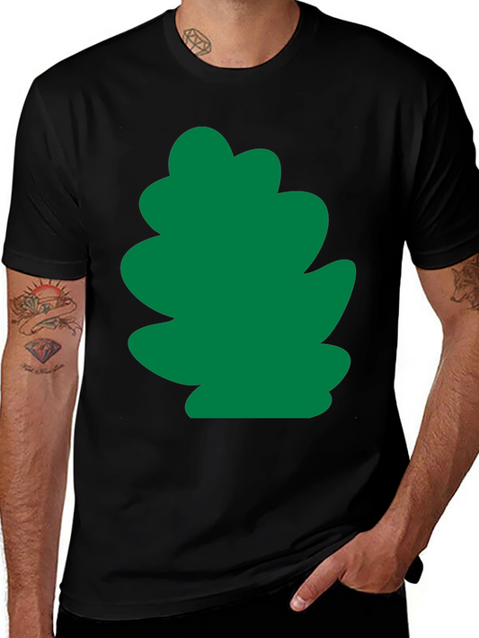 Green Leaf Graphic Tee - Casual Comfort