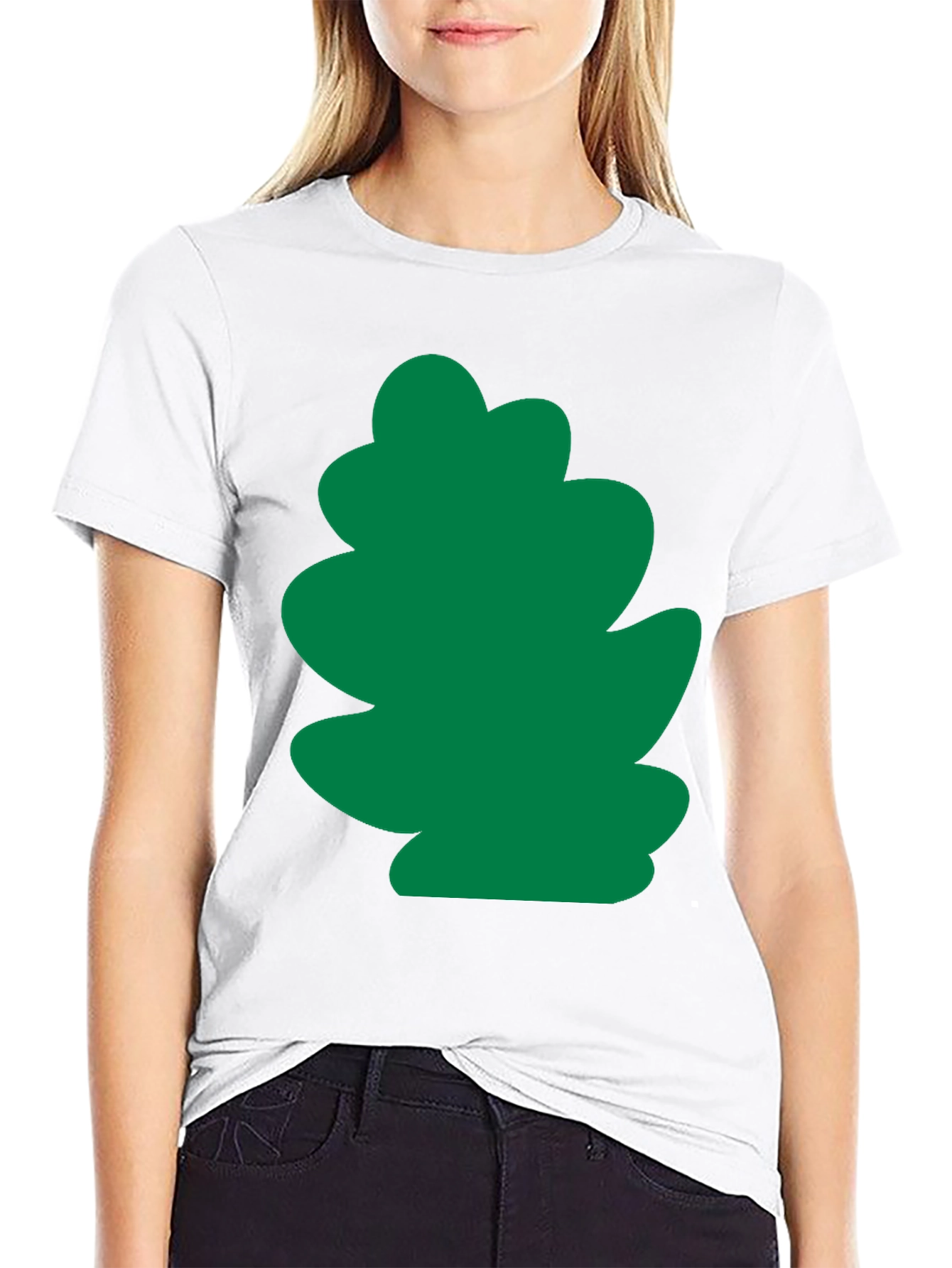 Green Leaf Graphic Tee - Casual Comfort