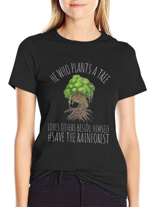 Eco-Friendly Plant a Tree Graphic Tee