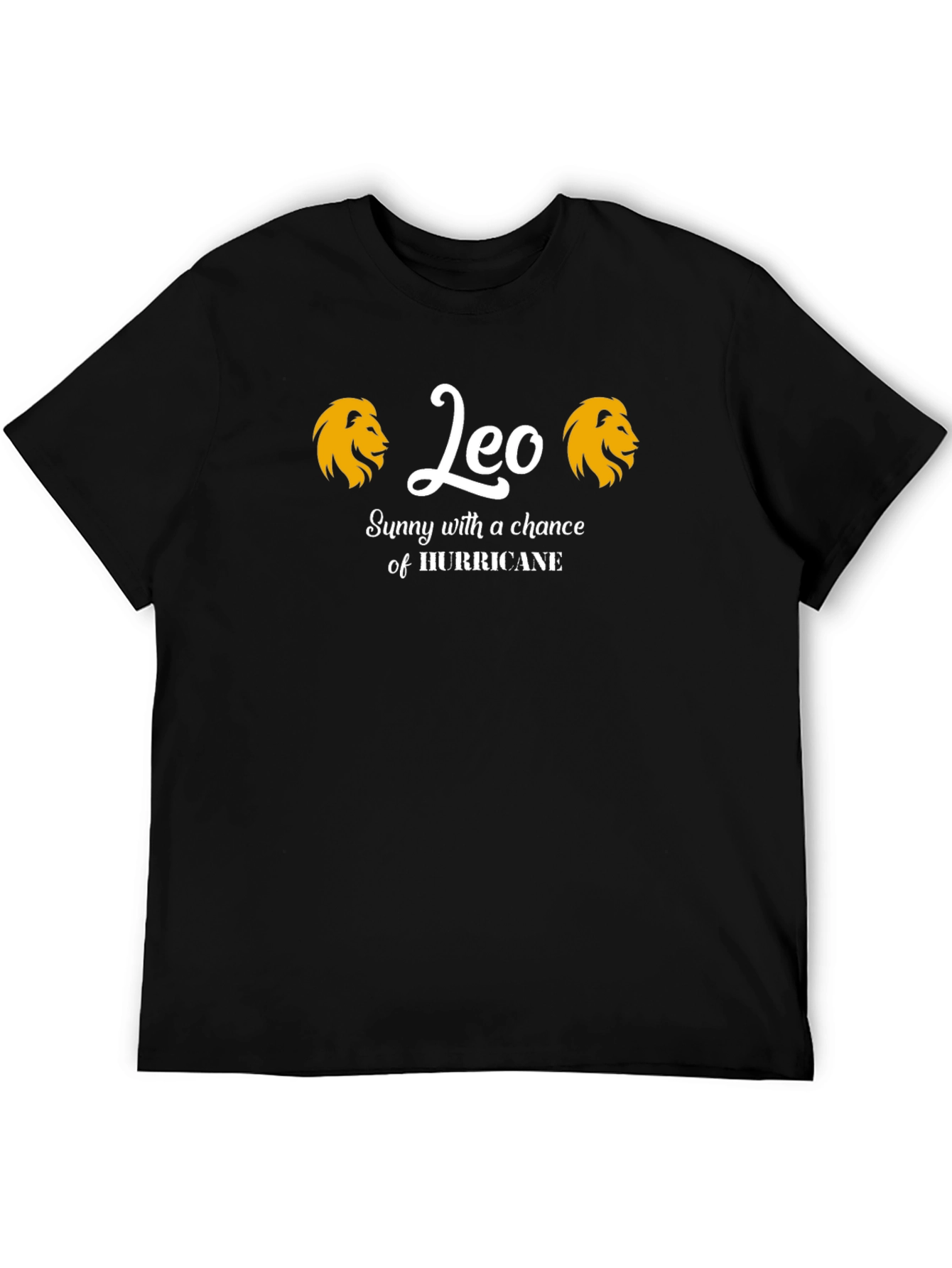 Leo Zodiac Sign T-Shirt - Sunny Hurricane