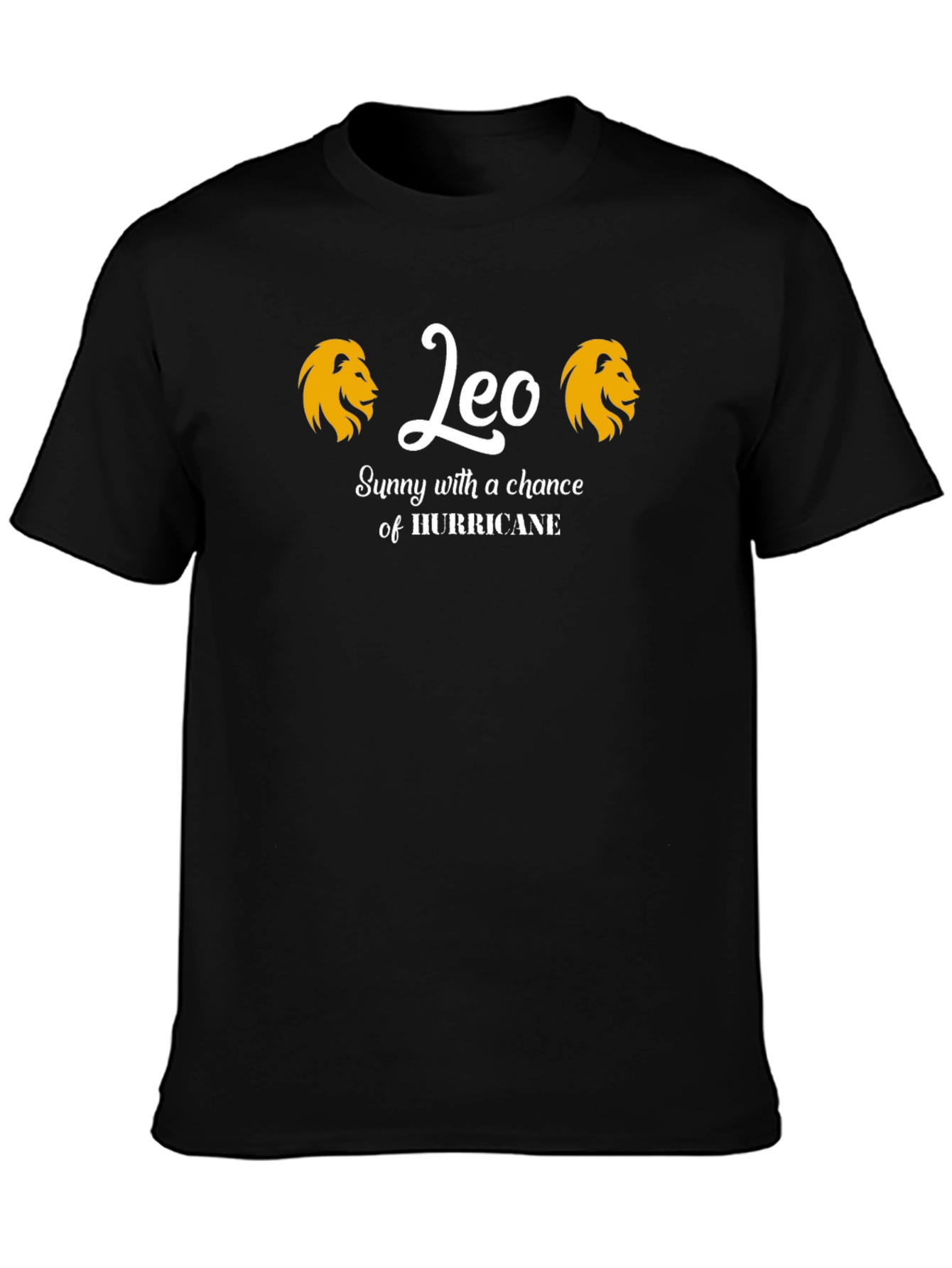 Leo Zodiac Sign T-Shirt - Sunny Hurricane