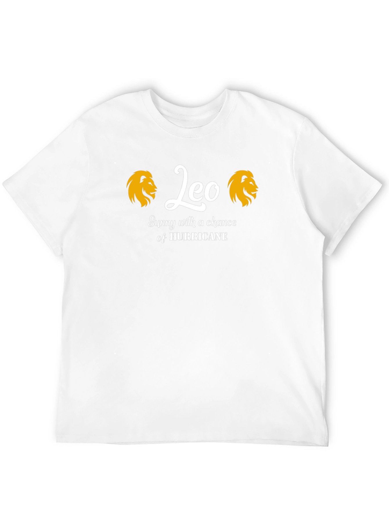 Leo Zodiac Sign T-Shirt - Sunny Hurricane