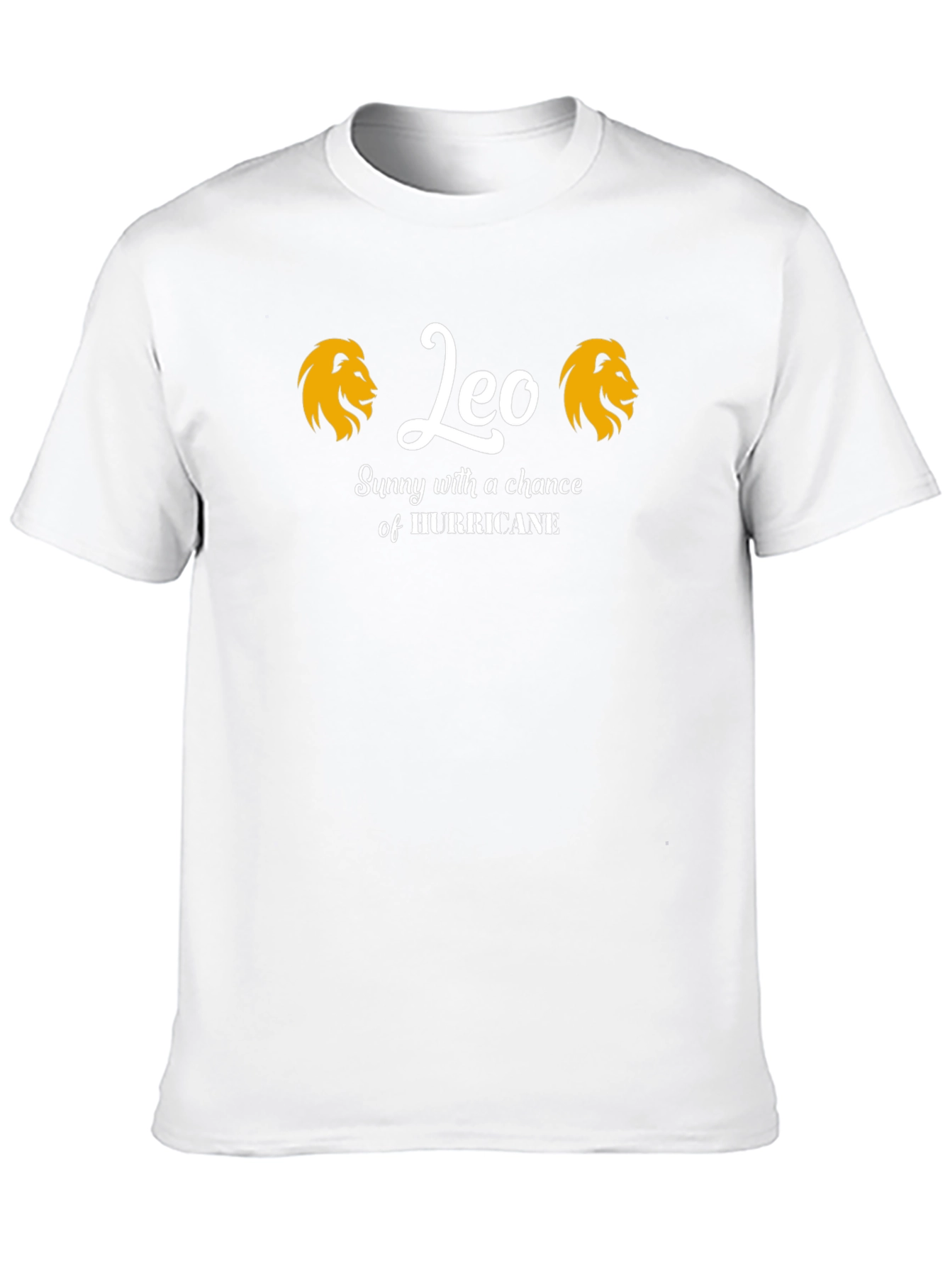 Leo Zodiac Sign T-Shirt - Sunny Hurricane