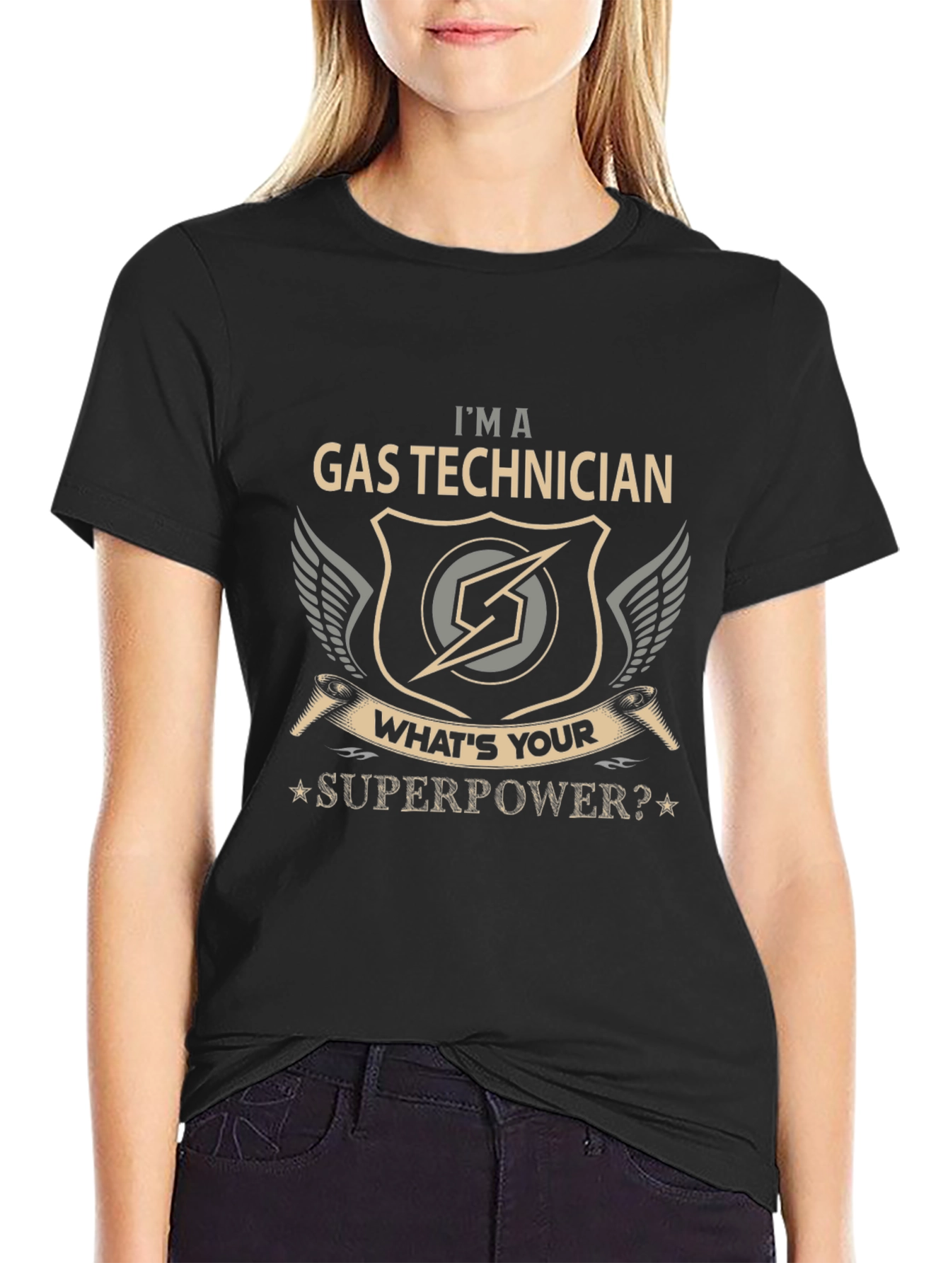 Gas Technician Superpower T-Shirt