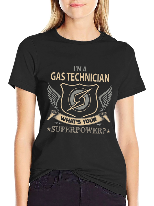Gas Technician Superpower T-Shirt