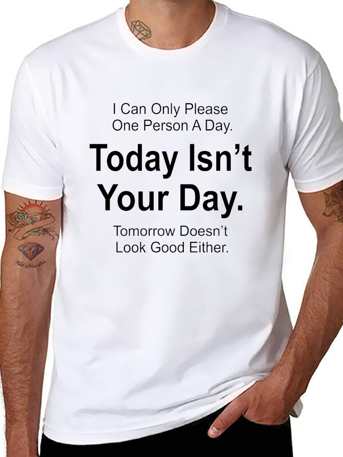 Humorous Graphic T-Shirt - Not Your Day