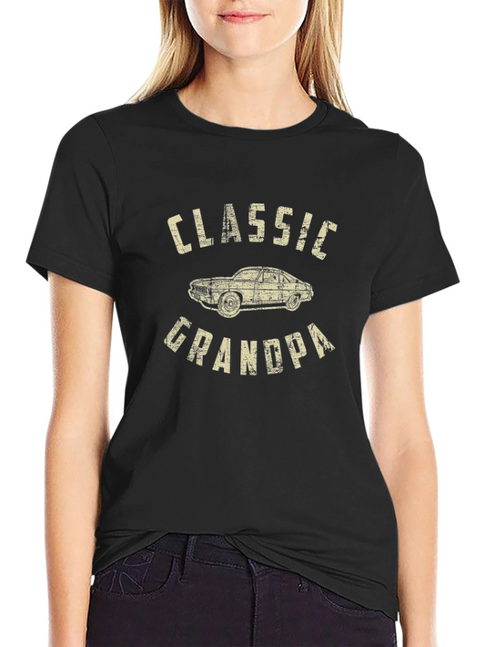 Classic Grandpa Car Graphic T-Shirt