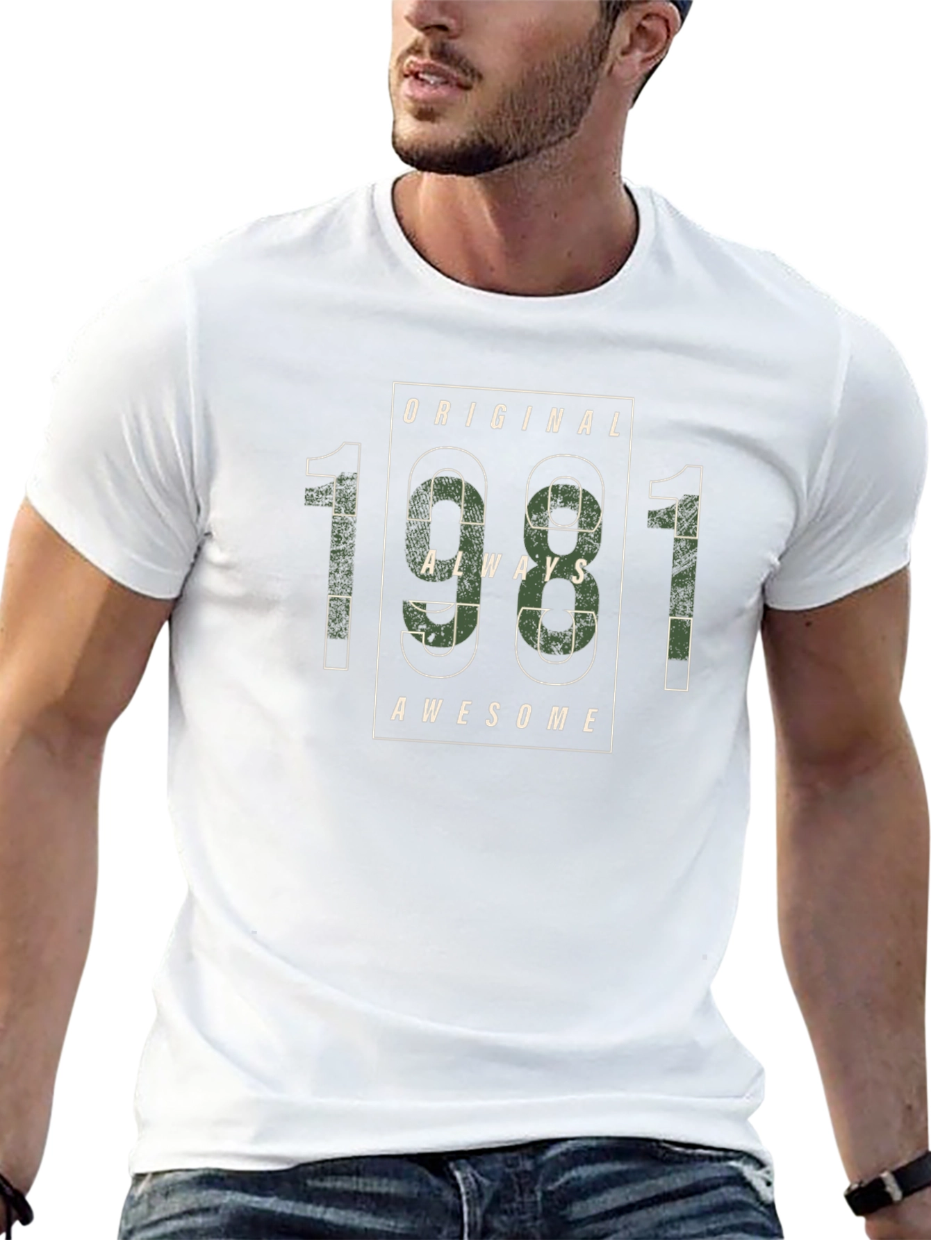 Original 1981 Always Awesome Black T-Shirt