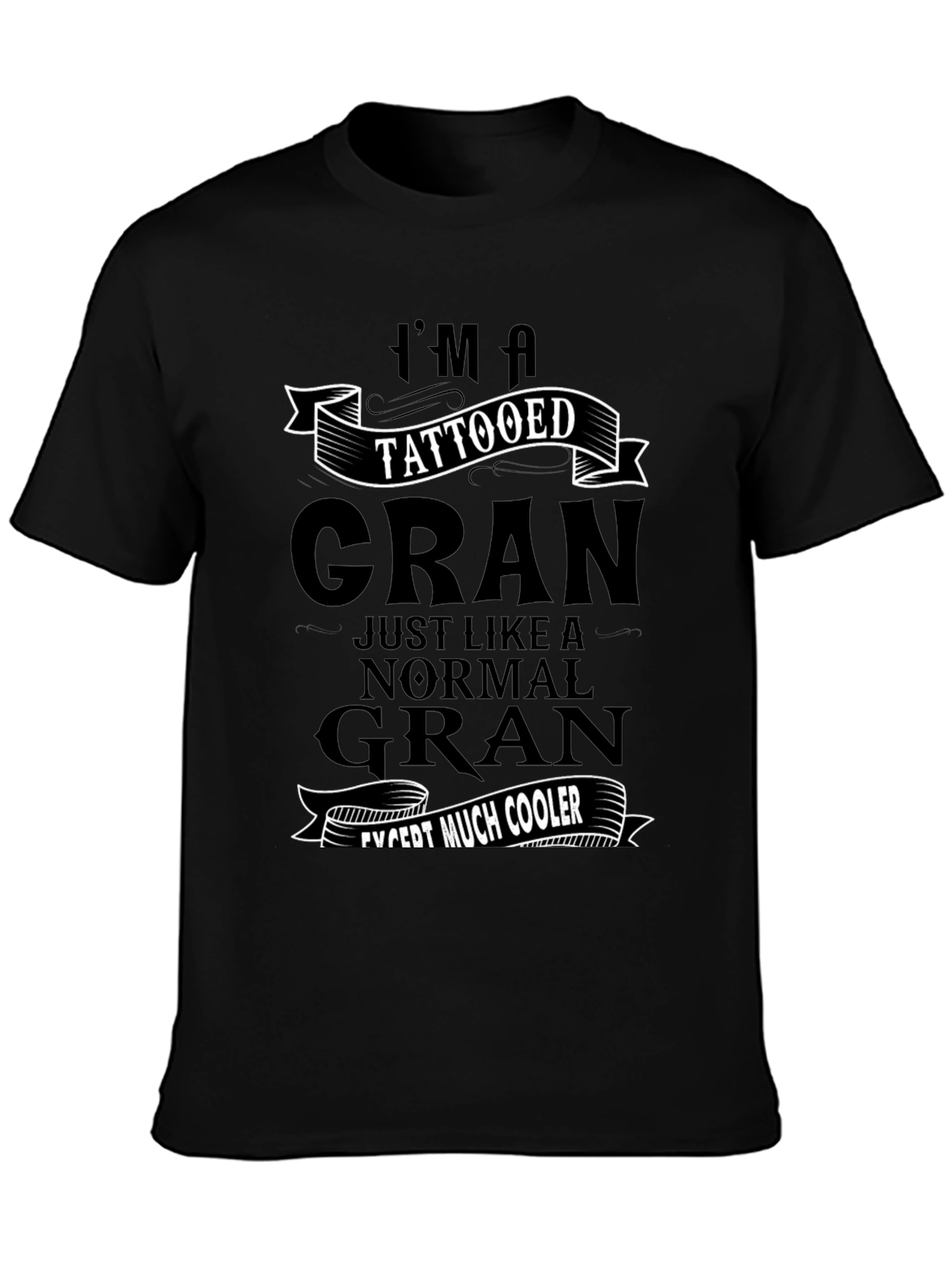 Tattooed Gran T-Shirt - Cool Grandma Tee
