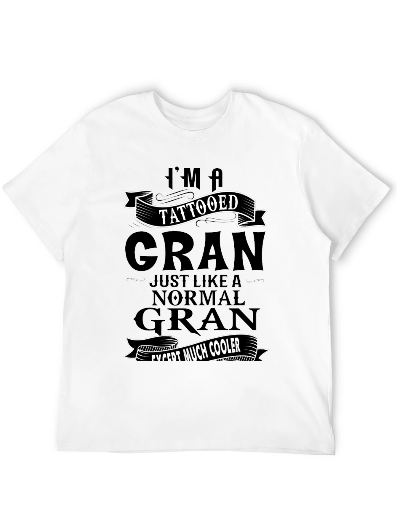 Tattooed Gran T-Shirt - Cool Grandma Tee
