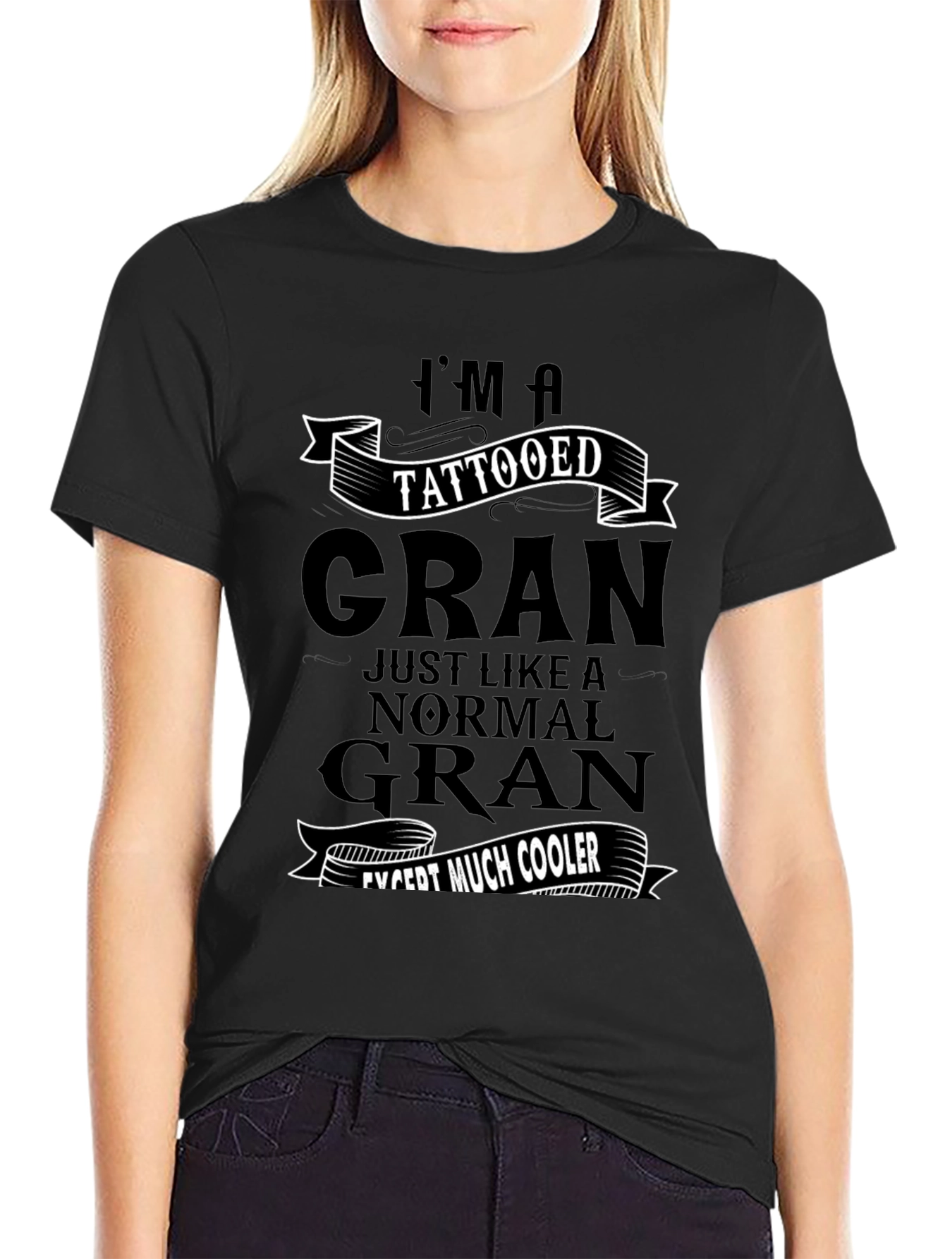 Tattooed Gran T-Shirt - Cool Grandma Tee