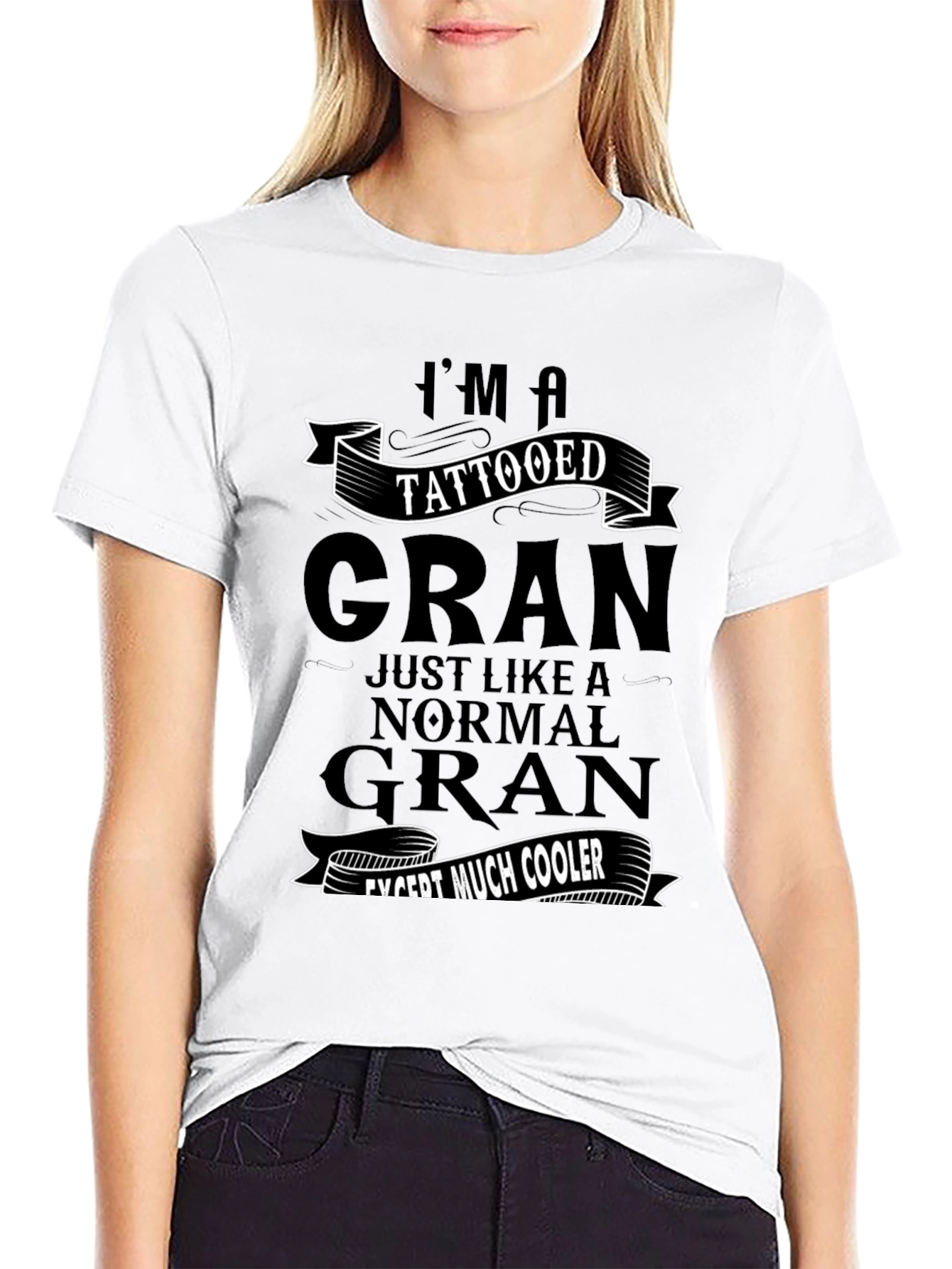 Tattooed Gran T-Shirt - Cool Grandma Tee
