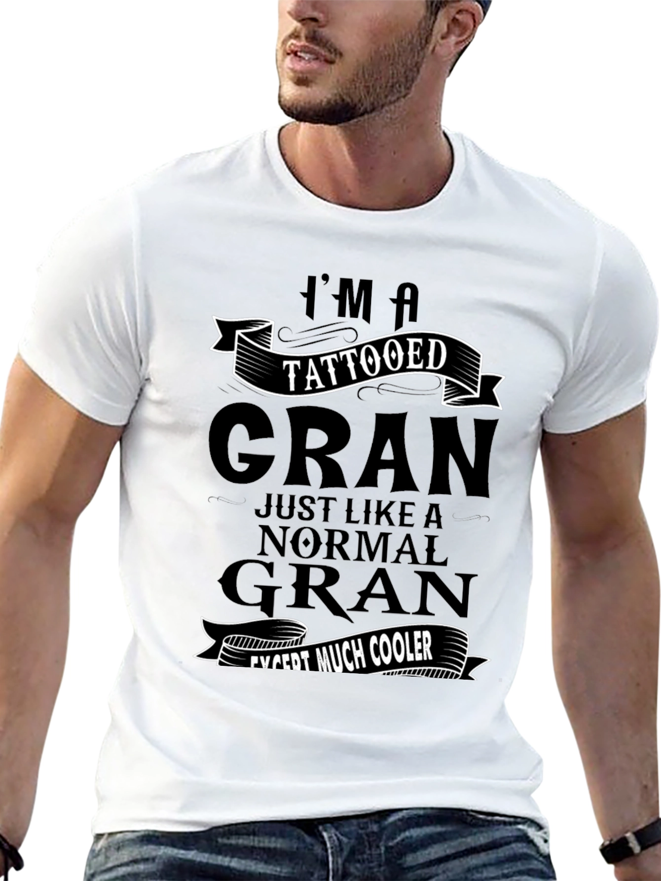Tattooed Gran T-Shirt - Cool Grandma Tee
