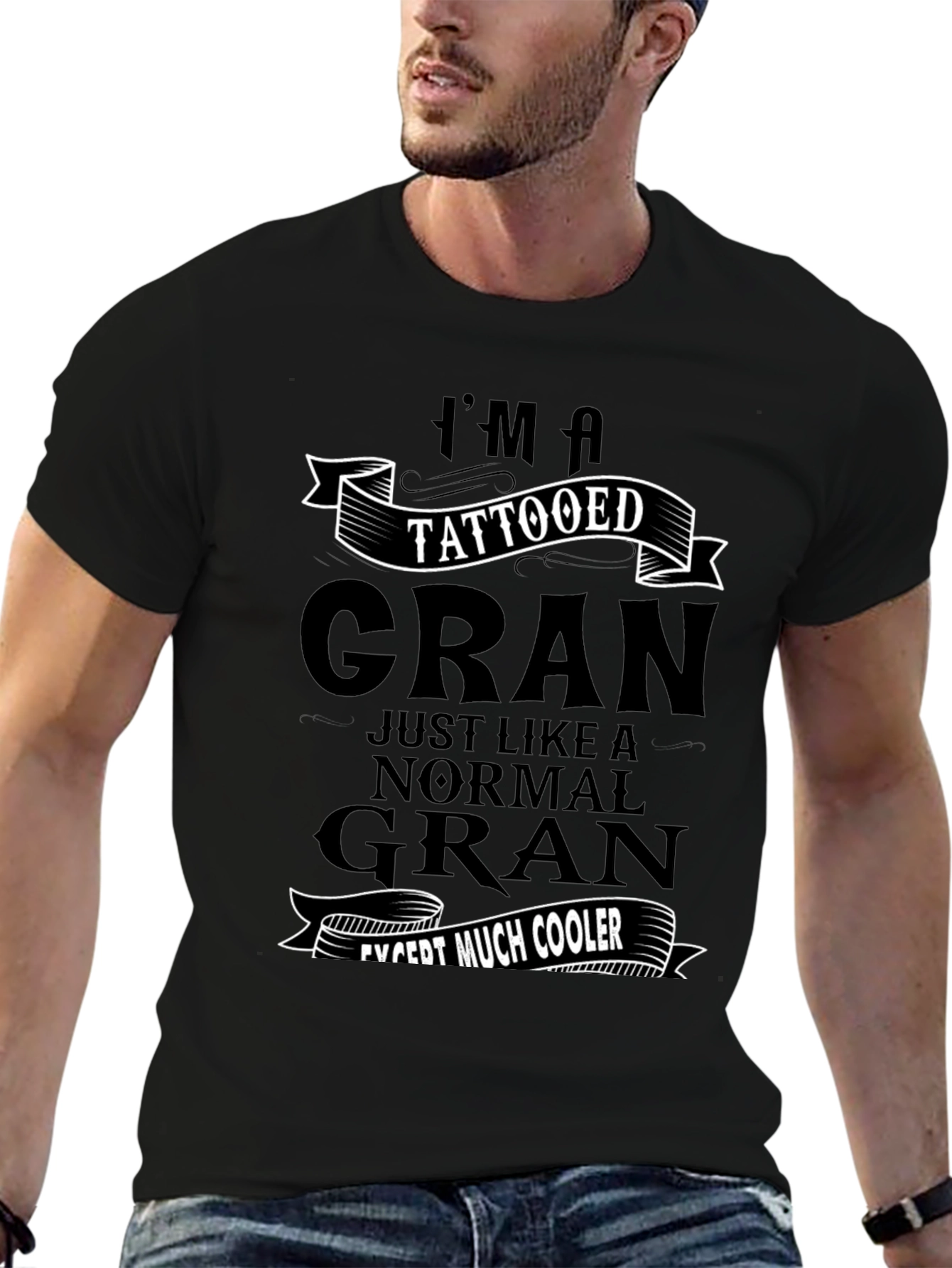 Tattooed Gran T-Shirt - Cool Grandma Tee