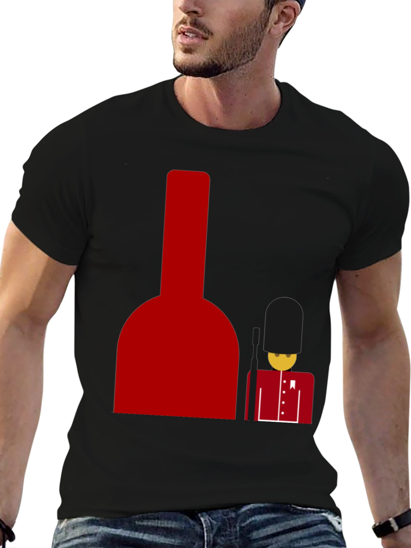 London Guard Graphic Tee - Bold Black T-Shirt