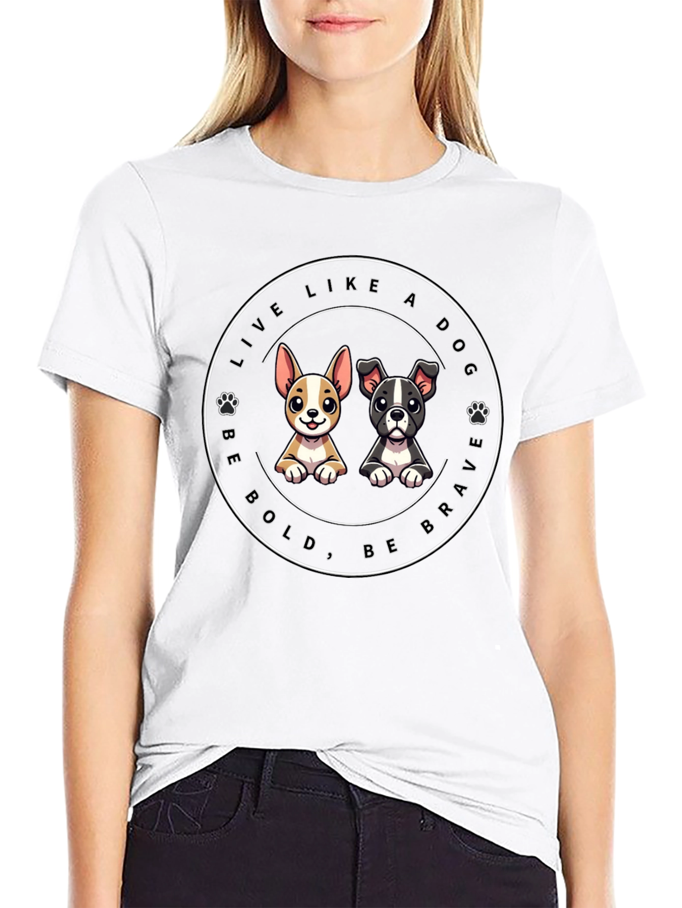 Live Like a Dog Tee