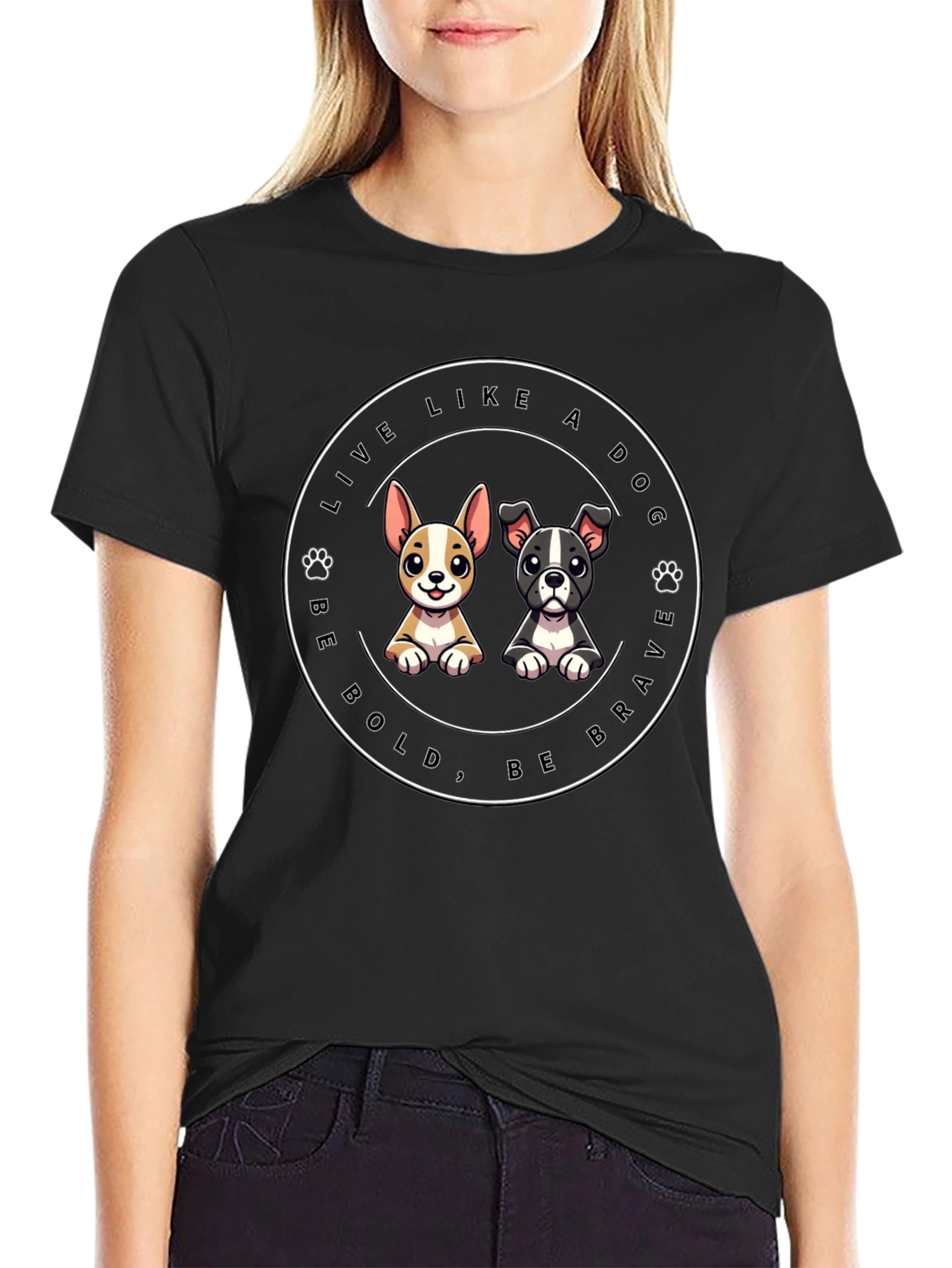 Live Like a Dog Tee